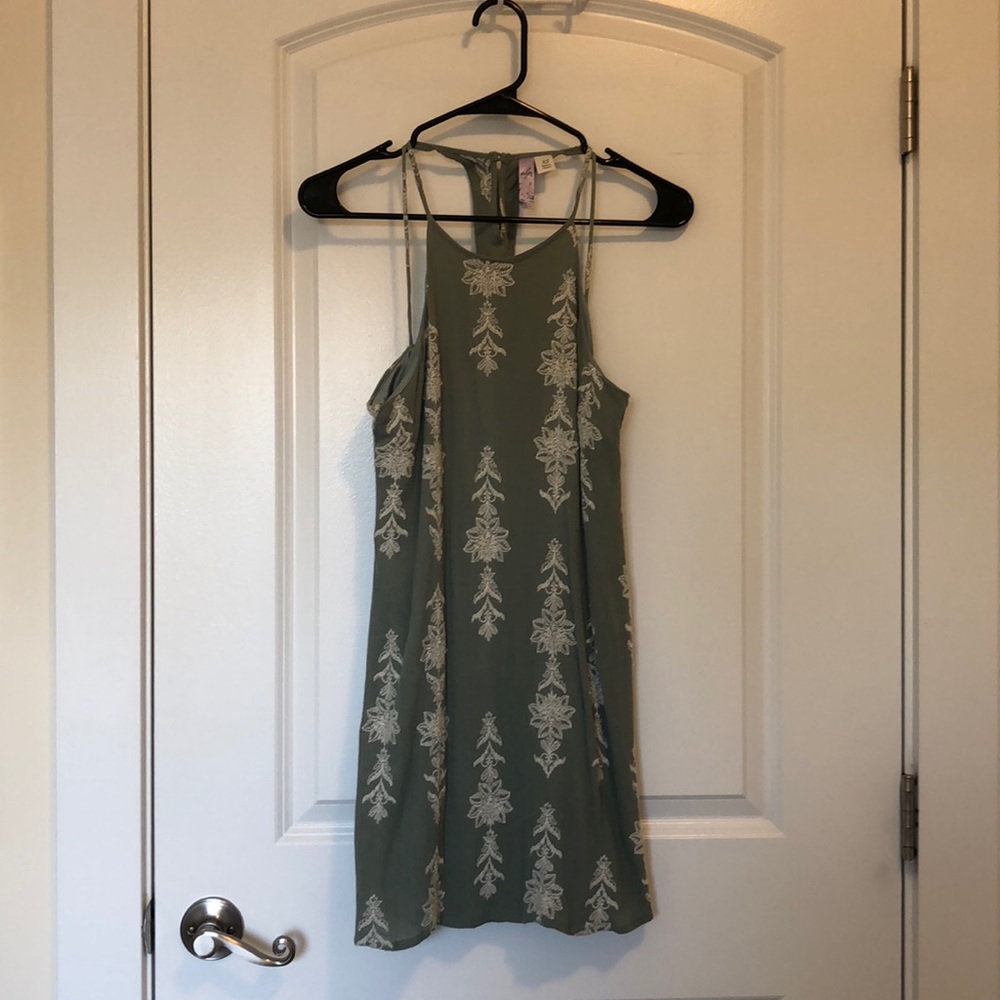 Floral Embroidered Summer Dress